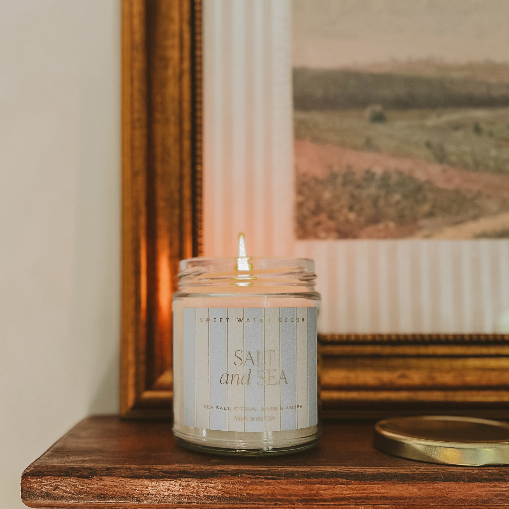 Salt and Sea 9 oz Soy Candle - Home Decor & Gifts