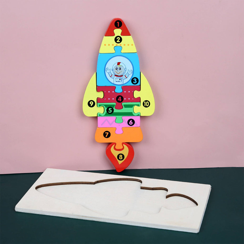 Montessori Easter Educational Wooden Puzzle Toy