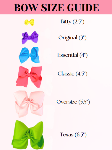 4.5" Classic Scalloped Hair Bow | Clip or Headband