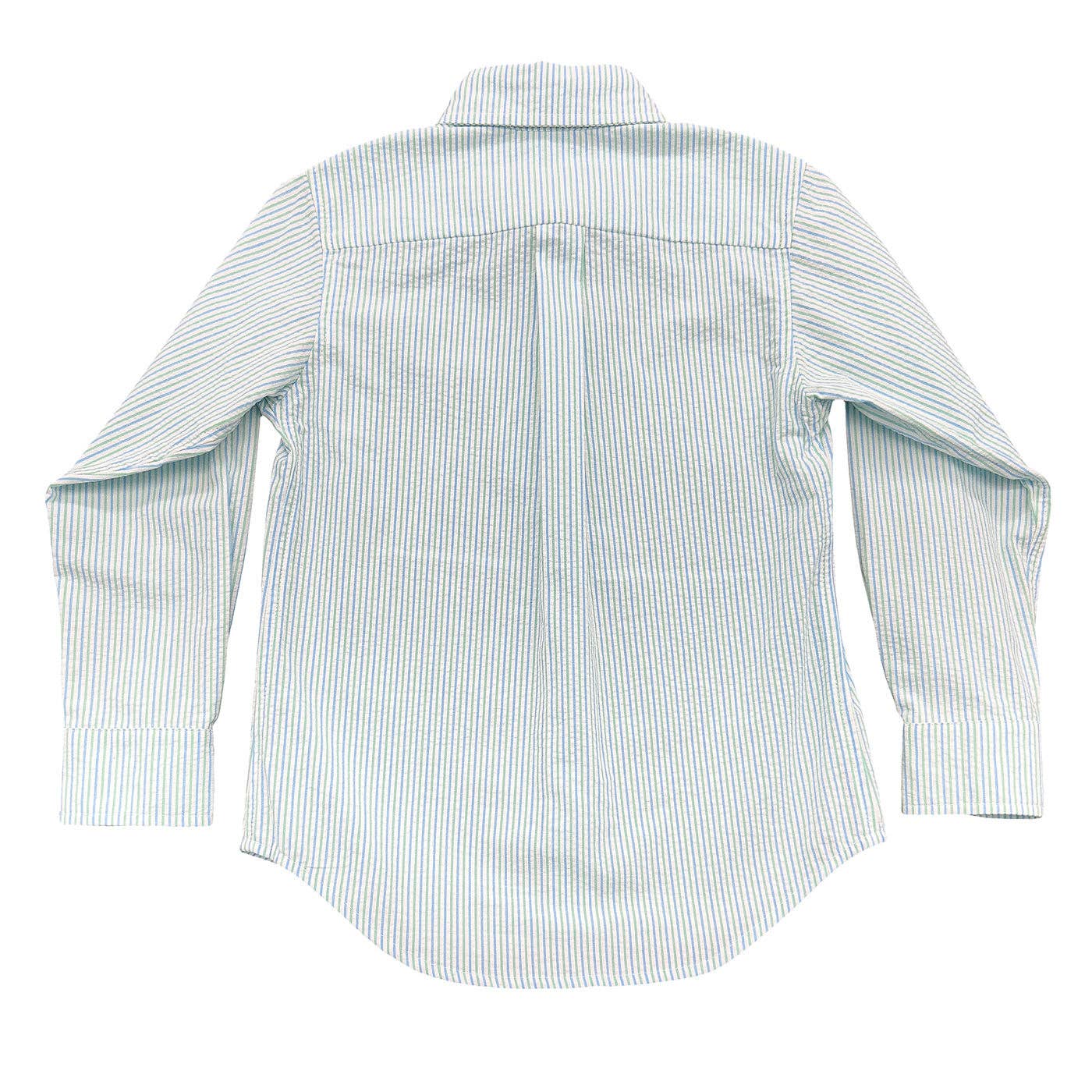 Carter Oxford Shirt Coastal Stripe Seersucker
